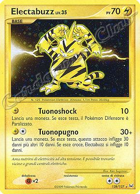 128 / 127 Electabuzz LIV.35 rara parallela foil (IT) -NEAR MINT-