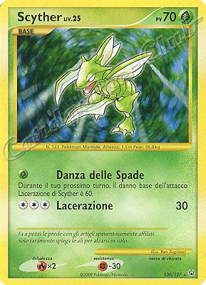 130 / 127 Scyther LIV.25 rara parallela foil (IT) -NEAR MINT-