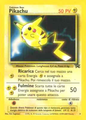 04 Pikachu Lv. 13 promo (IT) -NEAR MINT-