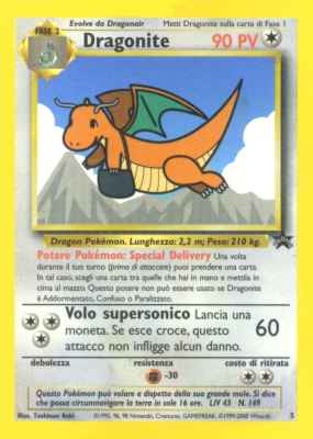 05 Dragonite promo (IT) -NEAR MINT-