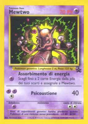 14 Mewtwo Lv. 60 promo (IT) -NEAR MINT-