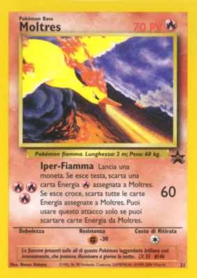 21 Moltres promo (IT) -NEAR MINT-