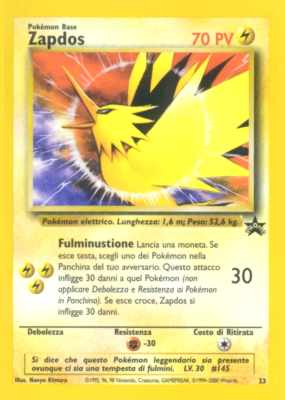 23 Zapdos promo (IT) -NEAR MINT-