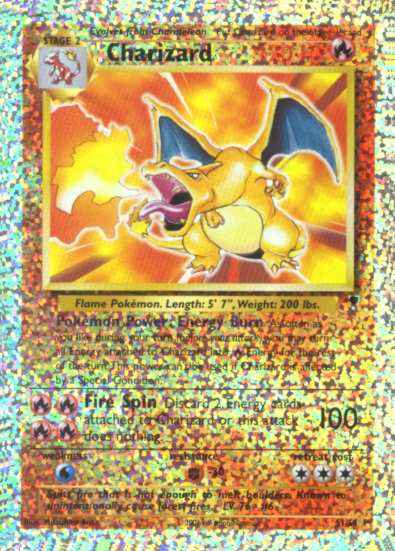 S1/S4 P Charizard MAXI foil reverse (EN) -NEAR MINT-