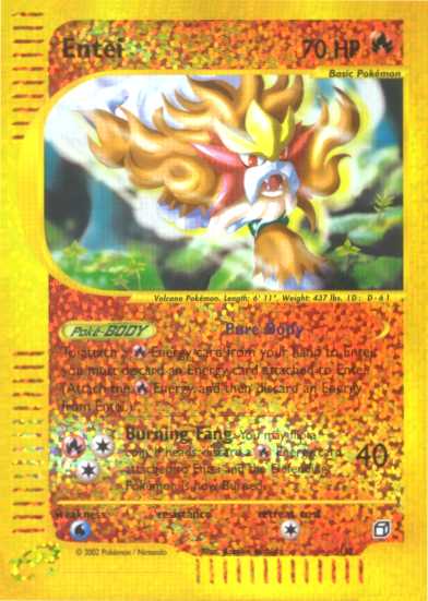 05/12 Entei MAXI foil reverse (EN) -NEAR MINT-