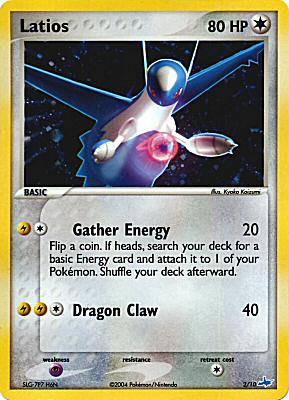 02/10 Latios rara foil (EN) -NEAR MINT-