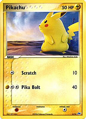 06/10 Pikachu comune (EN) -NEAR MINT-