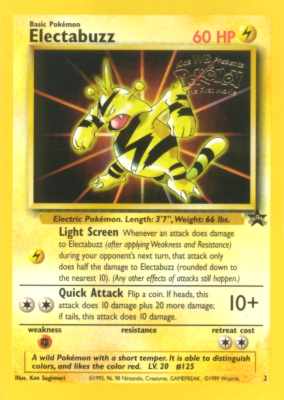 002 Electabuzz promo (EN) -NEAR MINT-