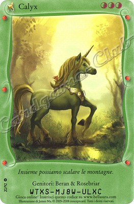 Baby Bella 20/92 Calyx comune -NEAR MINT-