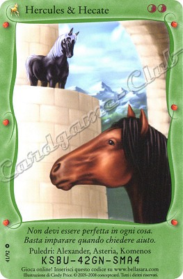 Baby Bella 41/92 Hercules & Hecate comune -NEAR MINT-