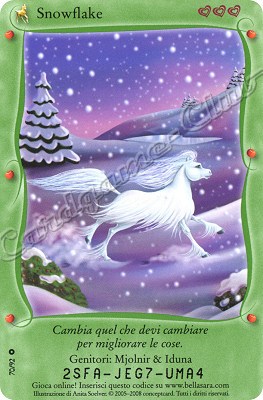 Baby Bella 70/92 Snowflake comune -NEAR MINT-