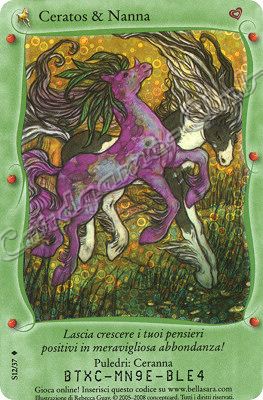 Baby Bella S12/37 Ceratos & Nanna extra rara foil -NEAR MINT-