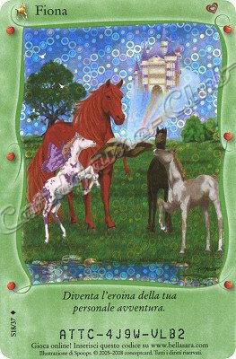 Baby Bella S18/37 Fiona extra rara foil -NEAR MINT-