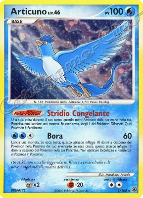 001 / 100 Articuno LIV.46 rara foil (IT) -NEAR MINT-
