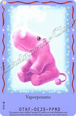 Magici Amici 87/92 Vaporpotamo comune -NEAR MINT-