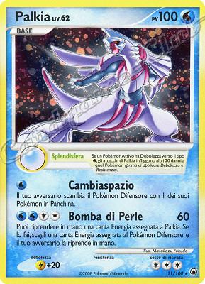 011 / 100 Palkia LIV.62 rara foil (IT) -NEAR MINT-