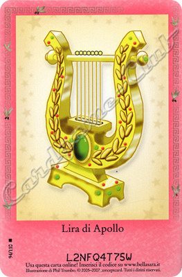 Mitologia 094/110 Lira di Apollo rara -NEAR MINT-