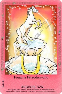 Mitologia 096/110 Fontana Ferrodicavallo rara -NEAR MINT-