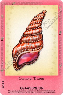 Mitologia 106/110 Corno di Tritone rara -NEAR MINT-