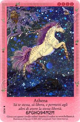 Mitologia S03/34 Athena extra rara foil -NEAR MINT-