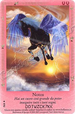 Fiera Cavalli Verona 2007 / Tin P6/8 Notos promo -NEAR MINT-