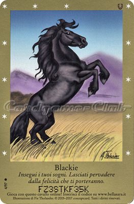 Serie 1 04/97 Blackie comune -NEAR MINT-