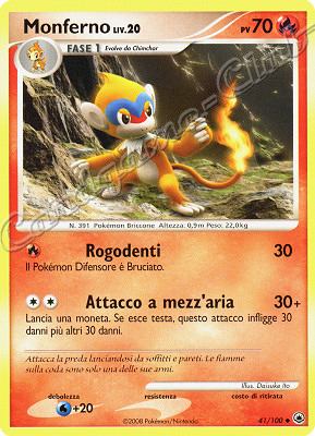 041 / 100 Monferno LIV.20 non comune (IT) -NEAR MINT-