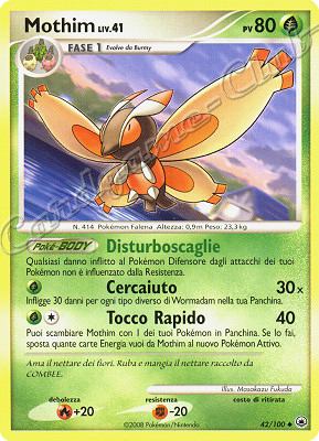 042 / 100 Mothim LIV.41 non comune (IT) -NEAR MINT-