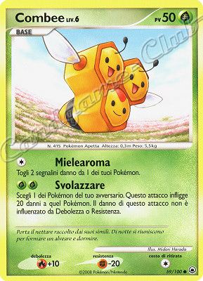 059 / 100 Combee LIV.6 comune (IT) -NEAR MINT-
