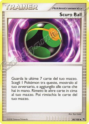 080 / 100 Scuro Ball non comune (IT) -NEAR MINT-