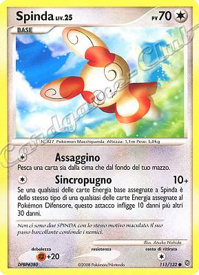 111 / 132 Spinda LIV.25 comune (IT) -NEAR MINT-