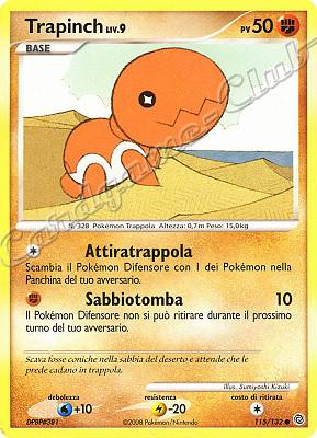 115 / 132 Trapinch LIV.9 comune (IT) -NEAR MINT-