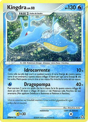 007 / 146 Kingdra LIV.52 rara foil (IT) -NEAR MINT-