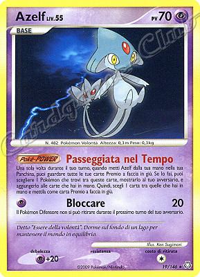 019 / 146 Azelf LIV.55 rara (IT) -NEAR MINT-