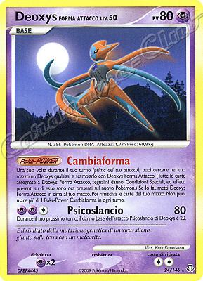 024 / 146 Deoxys Forma Attacco LIV.50 rara (IT) -NEAR MINT-