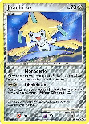 031 / 146 Jirachi LIV.42 rara (IT) -NEAR MINT-