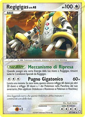 037 / 146 Regigigas LIV.48 rara (IT) -NEAR MINT-