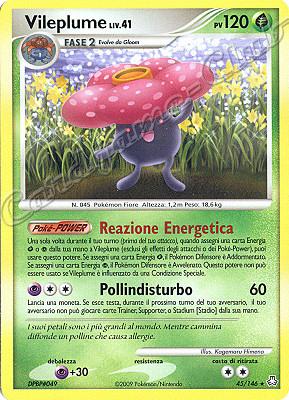 045 / 146 Vileplume LIV.41 rara (IT) -NEAR MINT-