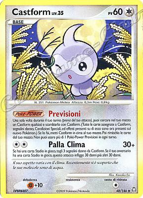 048 / 146 Castform LIV.35 non comune (IT) -NEAR MINT-