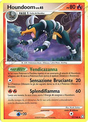 057 / 146 Houndoom LIV.45 non comune (IT) -NEAR MINT-