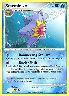 071 / 146 Starmie LIV.39 non comune (IT) -NEAR MINT-