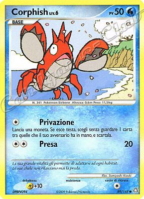 089 / 146 Corphish LIV.6 comune (IT) -NEAR MINT-