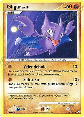 094 / 146 Gligar LIV.19 comune (IT) -NEAR MINT-