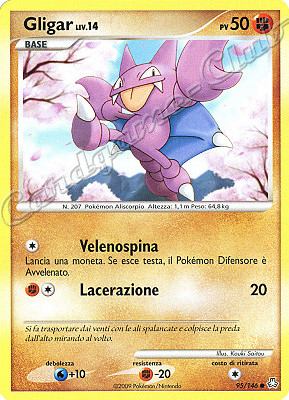 095 / 146 Gligar LIV.14 comune (IT) -NEAR MINT-