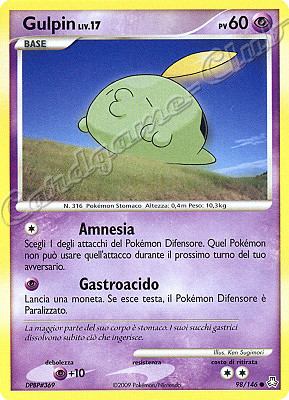 098 / 146 Gulpin LIV.17 comune (IT) -NEAR MINT-