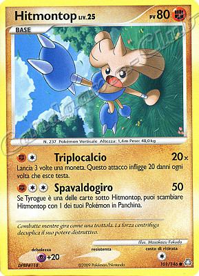 101 / 146 Hitmontop LIV.25 comune (IT) -NEAR MINT-