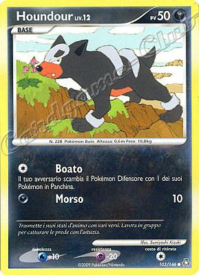 103 / 146 Houndour LIV.12 comune (IT) -NEAR MINT-