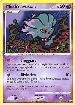 107 / 146 Misdreavus LIV.18 comune (IT) -NEAR MINT-