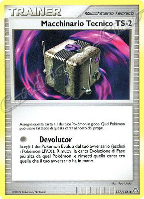 137 / 146 Macchinario Tecnico TS-2 non comune (IT) -NEAR MINT-