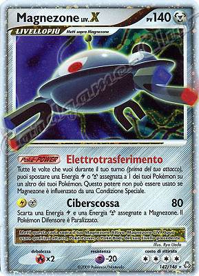 142 / 146 Magnezone LIV.X rara livello X foil (IT) -NEAR MINT-